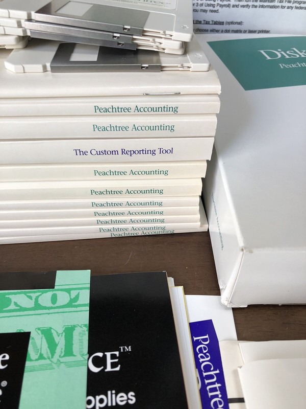 VINTAGE PEACHTREE SMALL BUSINESS ACCOUNTING SYSTEM Software 6.0 gallery