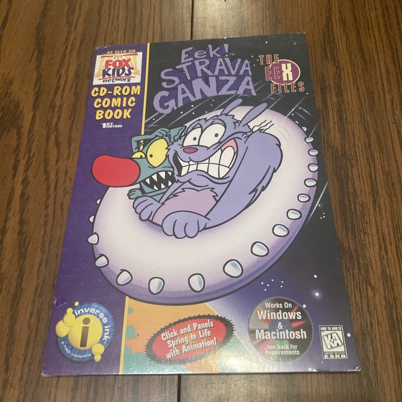EekStravaganza: The EeX Files (Windows/Mac, 1996) Fox Kids Network Sealed New