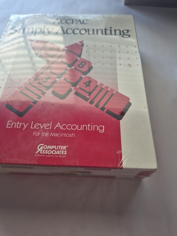 ACCPAC Simply Accounting for Windows, Computer Associates, 1991 Demo Copy SEALED gallery