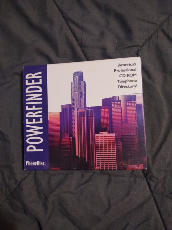 PhoneDisc POWERFINDER 1995 edition Full 5 CD BOXED SET