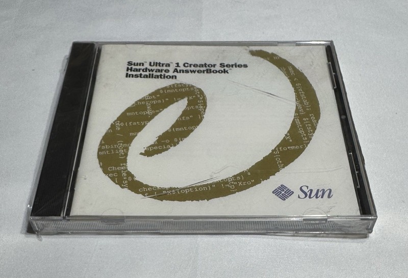 Sun Ultra 1 Creator Series Hardware AnswerBook Installation - Sealed CD-ROM gallery