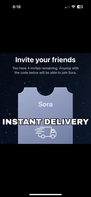 Sora 2 Invite Code FAST DELIVERY!