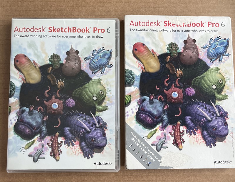 Autodesk SketchBook Pro 6 PC Mac 2012 Key Code Included + Slipcover