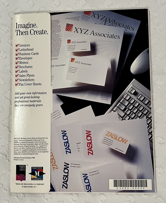 HP Print Kit from start to business w/CD gallery