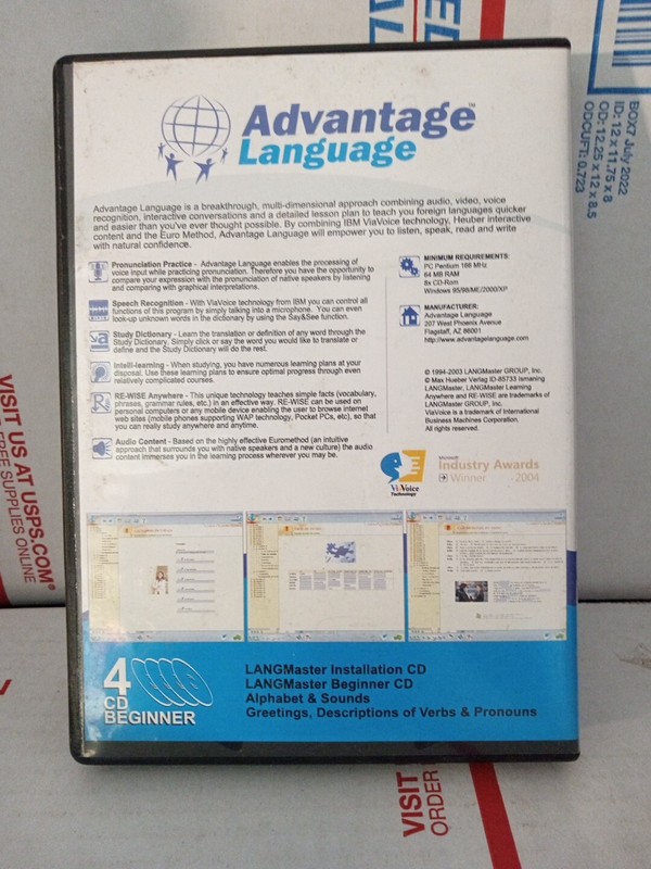 Advantage Language Breakthrough Interactive Learning-Spanish 4 CD Set ~ #119 gallery