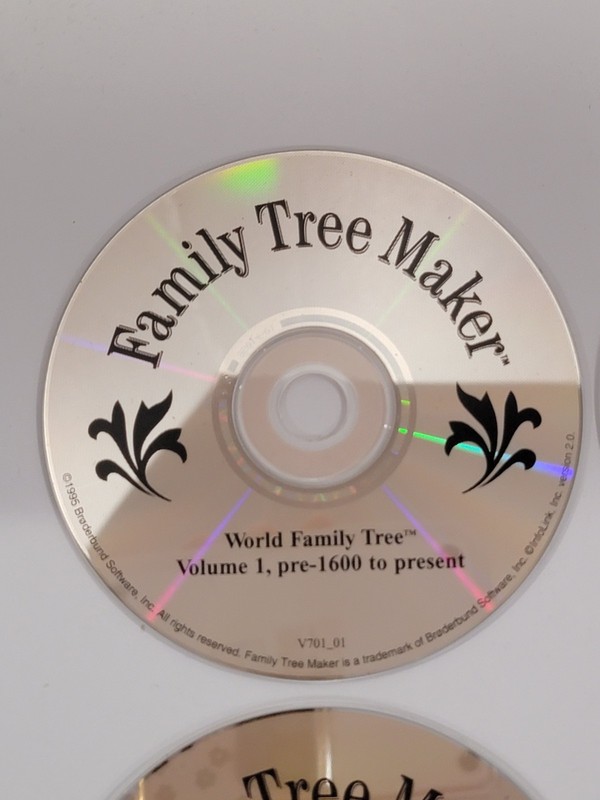 20 Family Tree Maker Loose Disc Lot - Various Years & Titles gallery