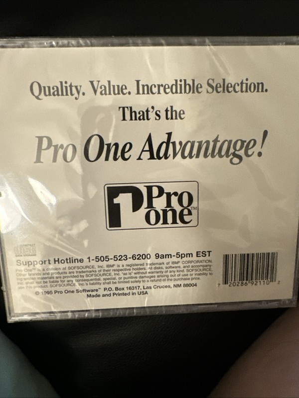 Pro one Algebra II (PC, 1995) Factory Sealed gallery