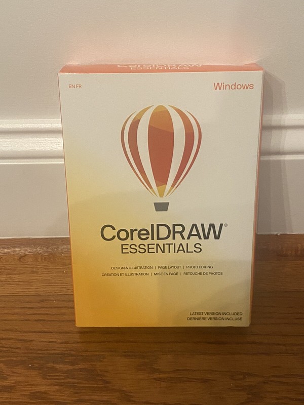 CorelDraw Essentials Graphic Design Software Windows New Retail Version