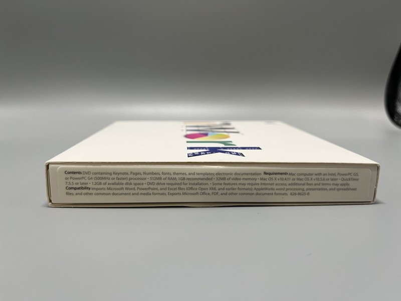 Apple iWork '09 Retail V9.0.3 MB942Z/A Full Retail Version for Mac gallery