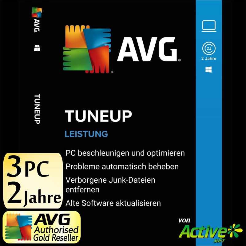 TuneUp Utilities 2023 3 PC 2 Jahre VOLLVERSION AVG PC TuneUp LEISTUNG 2022 DE gallery
