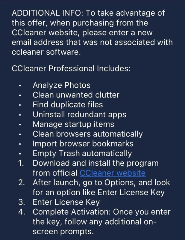 CCleaner Professional 1 Year 1 PC gallery
