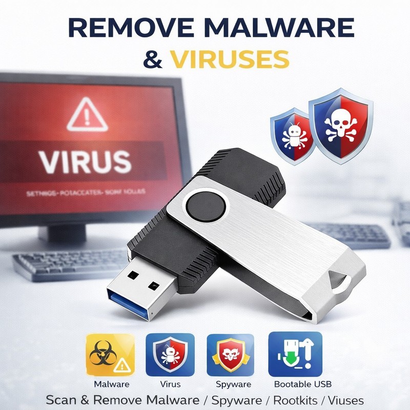 Ultimate Computer Repair Toolkit USB | Bootable Recovery & Diagnostics gallery