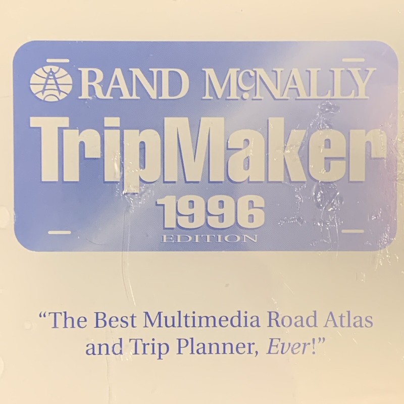 Rand McNally TRIPMAKER 1996 Edition PC CD-ROM CD Trip Maker BRAND NEW SEALED gallery