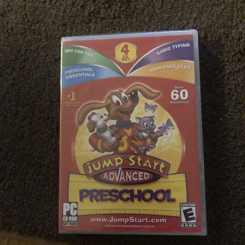 Jump Start Advanced Preschool – 4 CD Set- PC