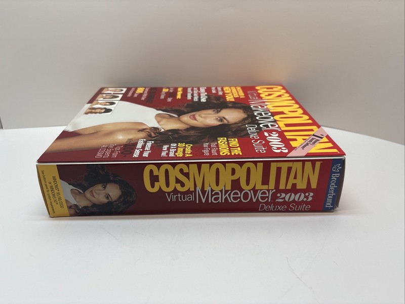 Cosmopolitan Virtual Makeover 2003 Deluxe PC – 2 CDs + Inserts – Complete gallery