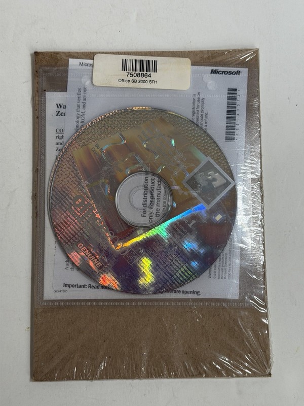 Microsoft Office 2000 Small Business with Product Key & two disc. Sealed