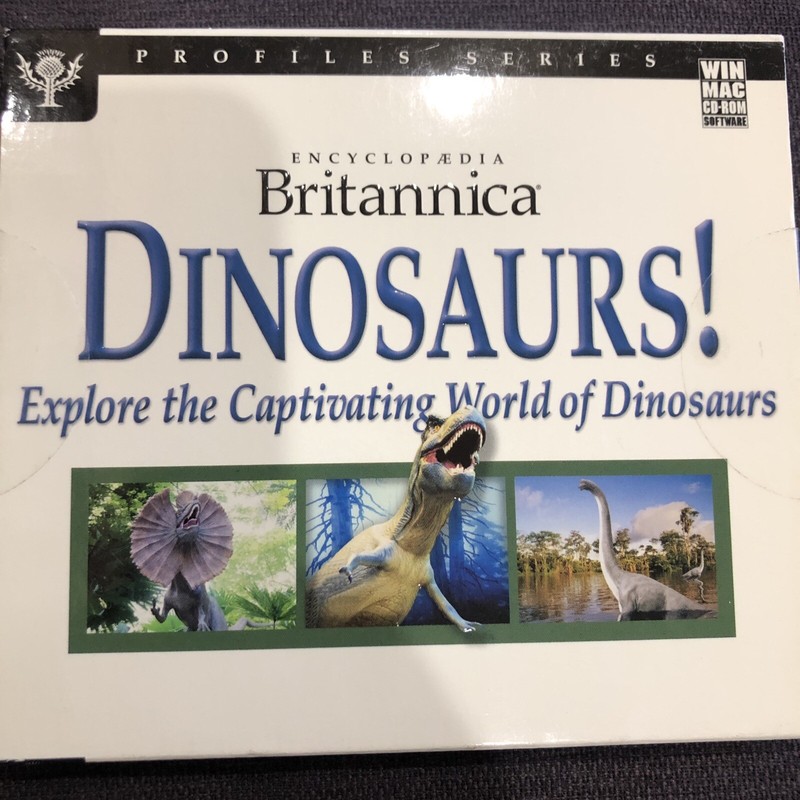 Cosmi Encyclopedia Britannica® Profiles Dinosaurs! for PC, Mac – CDRS988