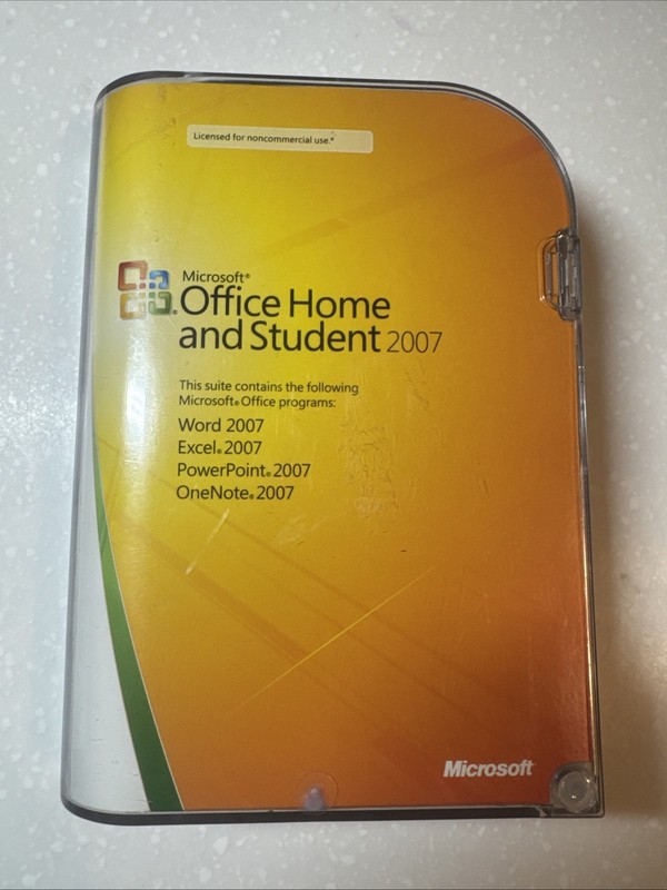 Microsoft Office 2007 Home and Student w/ Product Key – Excel, Word, PowerPoint