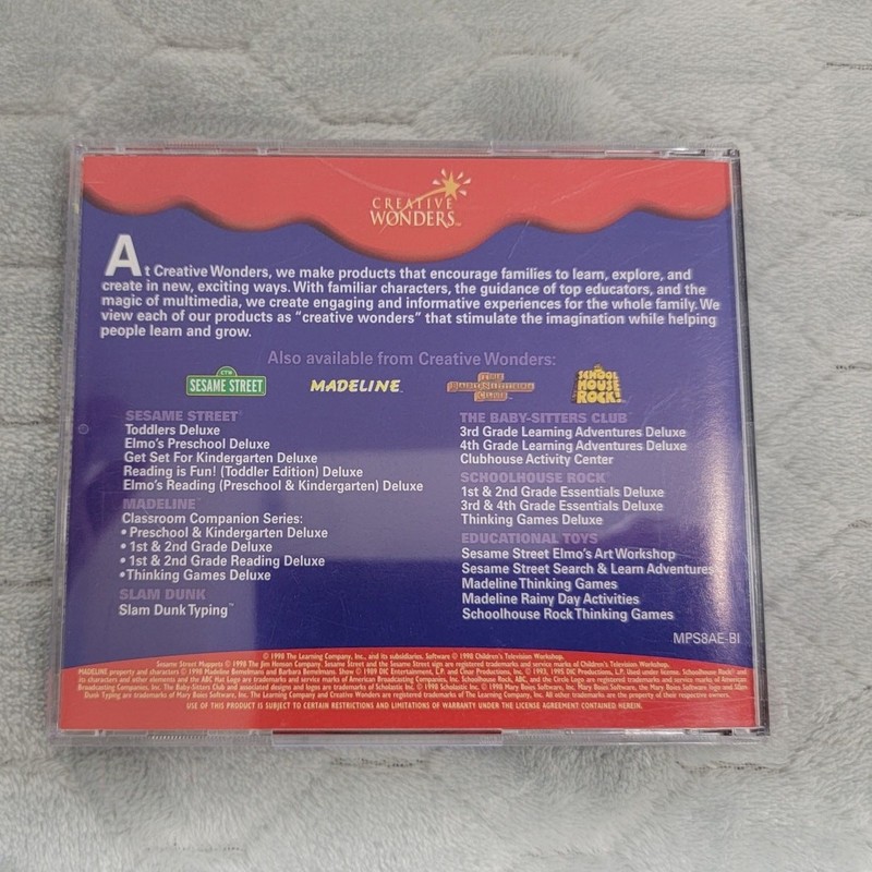 Madeline Thinking Games PC Mac CD-ROM 1996 Creative Wonders Kids Edutainment gallery