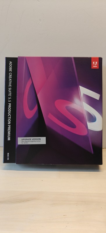Adobe Creative Suite 5.5 Production Premium Upgrade Ed Mac OS With Serial
