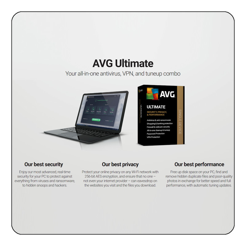 AVG Ultimate 2025 - 10 Devices - 2 Years - [Download] gallery