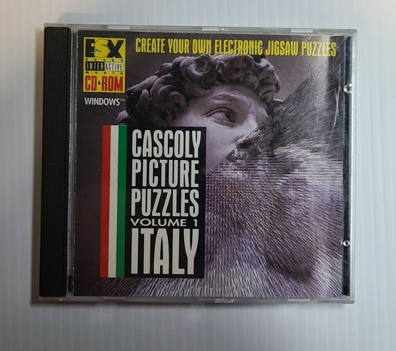 Cascoly Picture Puzzles Vol 1 PC CD-ROM Vintage Puzzle Game Windows