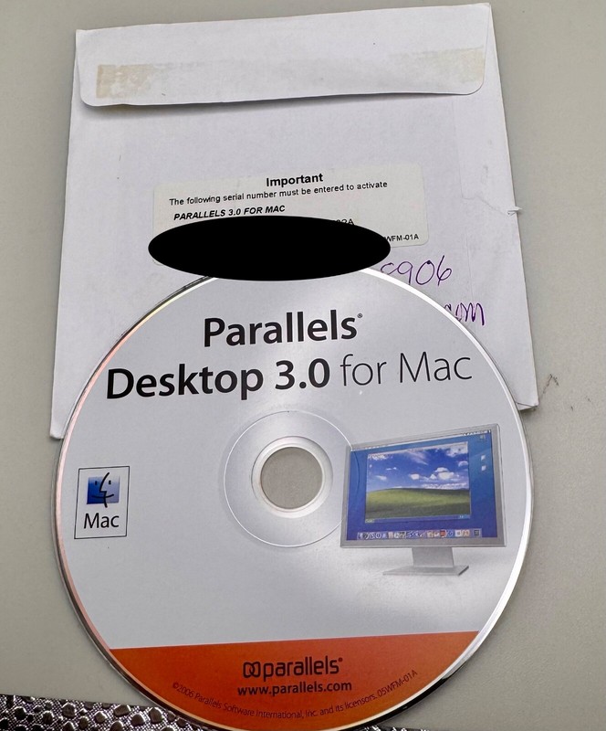 Parallels Desktop 3.0 For Mac Run Windows on Your Mac Sealed