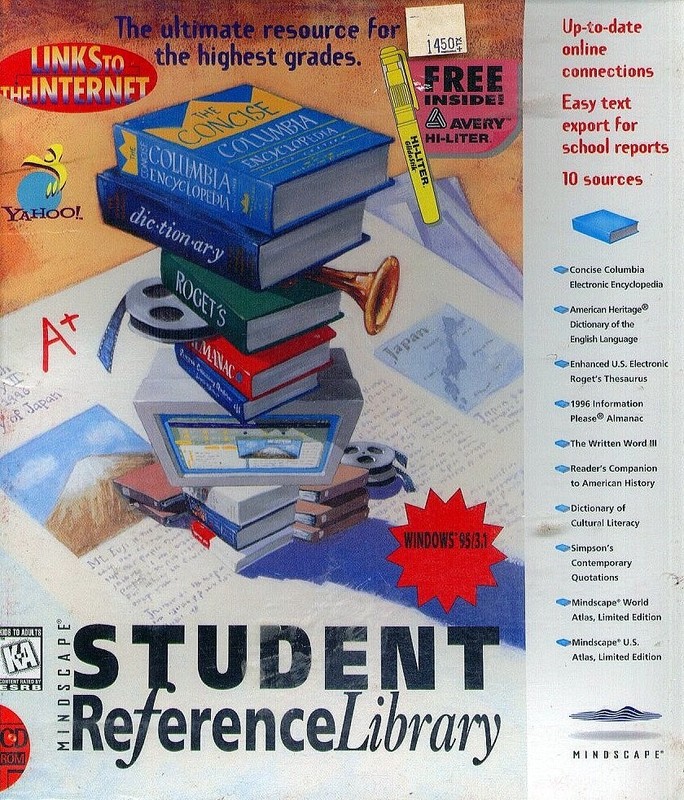 Student Reference Library (PC-CD, 1996) for Windows - NEW CD in SLEEVE gallery