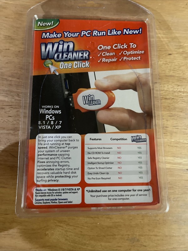 Win Cleaner USB-One Click, Fast & Easy Computer Clean,Optimize, Repair (K136) gallery