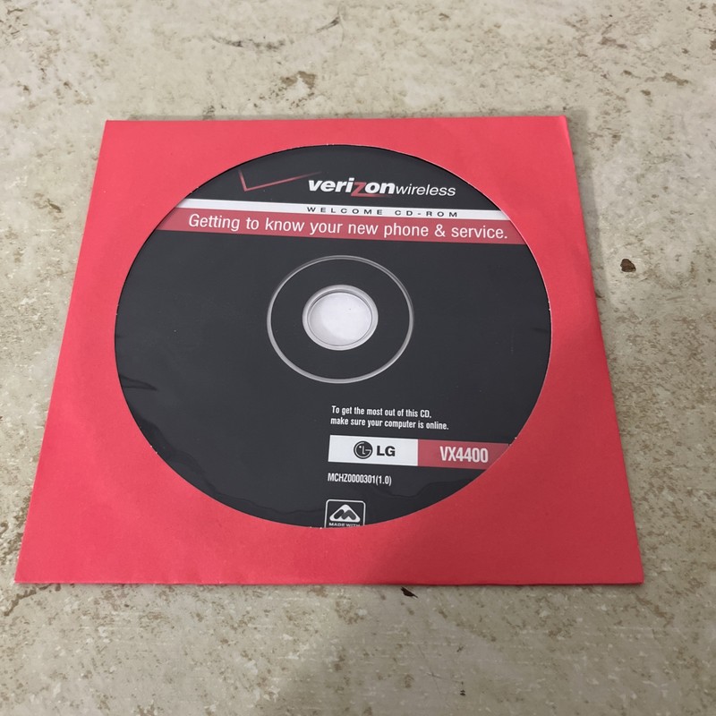 Verizon Wireless Welcome CD-Rom LG VX4400 gallery