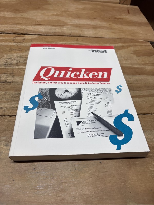 Macintosh 3.0 Quicken 1991 Manage Home & Business Finances Intuit Floppy Disk gallery