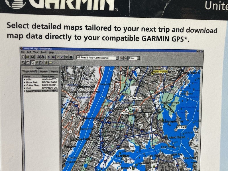 VINTAGE GARMIN MAP SOURCE UNITED STATES Roads & Recreation CD - ROM 2002 gallery