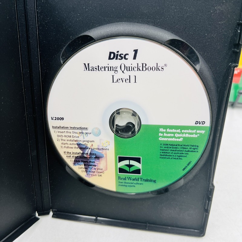 Mastering QuickBooks Real World Training 2 DVD Set Office Business Software gallery