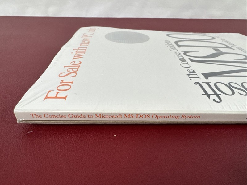 Microsoft Concise Guide to MS-DOS Operating System 5.0 With DISKS, NEW Sealed gallery