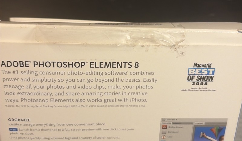 Adobe Photoshop Elements 8 MAC OS X gallery