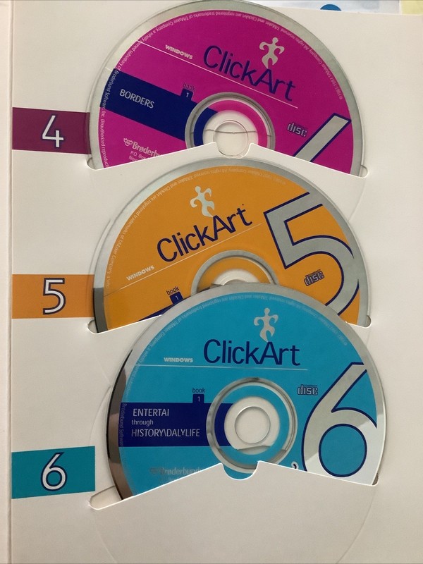 Broderbund Vintage ClickArt 200,000 Collection on 14 CDs gallery