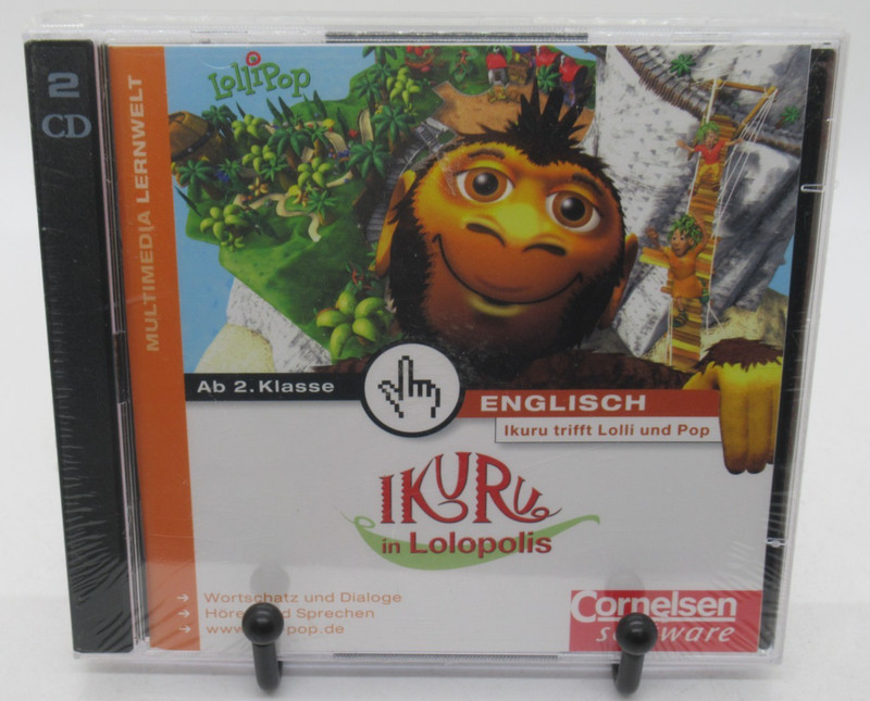 IKURU IN LOLOPOLIS – 2ND GRADE LEARN ENGLISH 2-DISC PC CD-ROM SOFTWARE, GERMAN