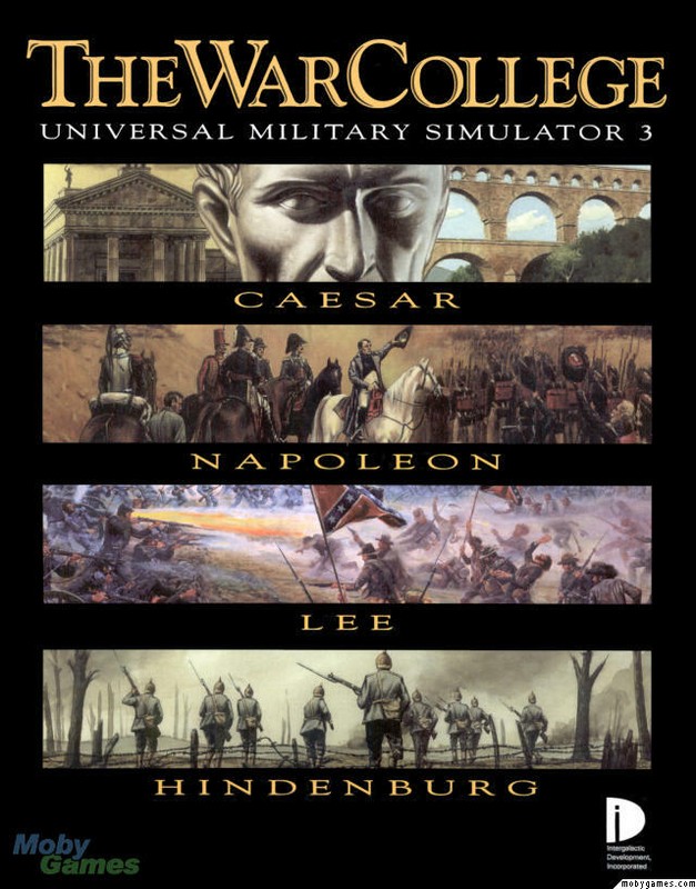 The War College UMS 3 PC CD Caesar Napoleon Lee civil Hindenburg military game!
