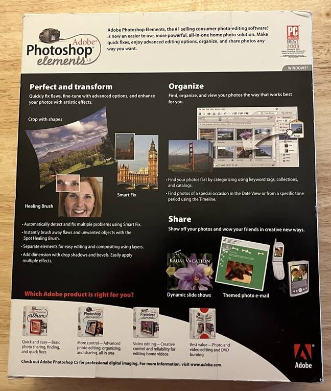 Adobe Photoshop Elements 3.0 2004 with Serial Product Key gallery
