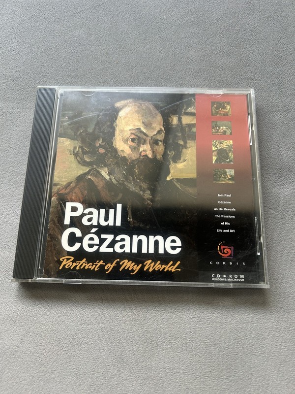 Paul Cézanne Portrait of My World CD-ROM Software Corbis Windows Macintosh Art