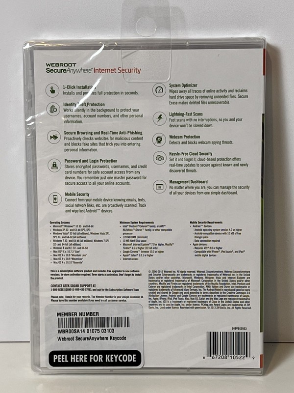 Webroot SecureAnywhere Internet Security - Full Version for Windows & Mac... gallery