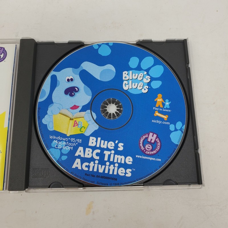 Blue's Clues Blue's ABC Time Activities Educational PC CD-ROM Ages 3-6 Win/Mac gallery