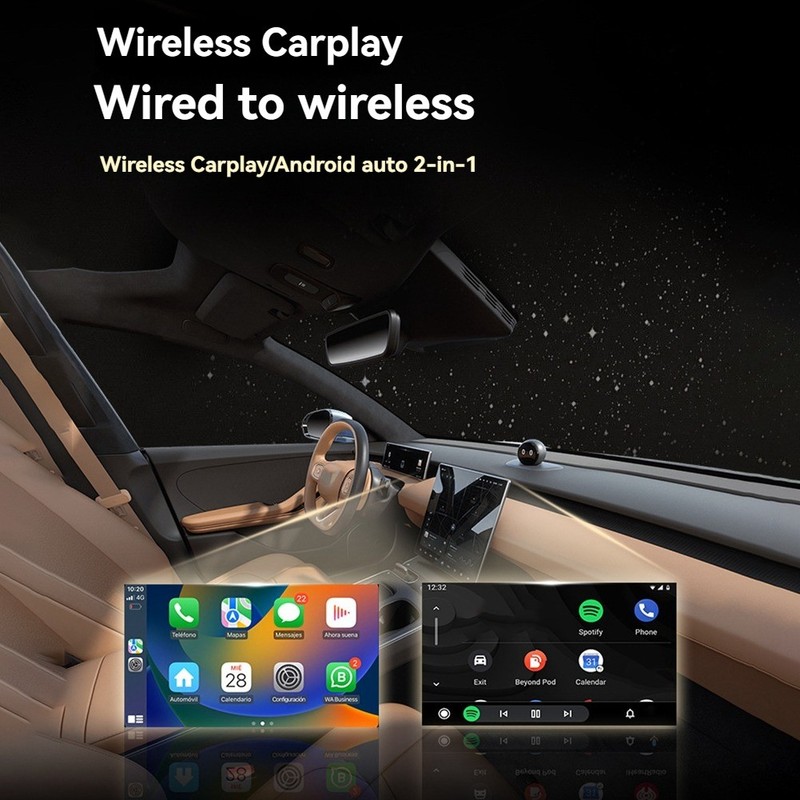 2X (2 In 1 Carplay Adapter for Android AUTO AI Box WiFi and Bluetooth 5.09008 gallery