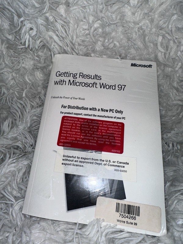 MICROSOFT WORD 97 WITH GETTING RESULTS WITH MS WORD 97 BOOK gallery