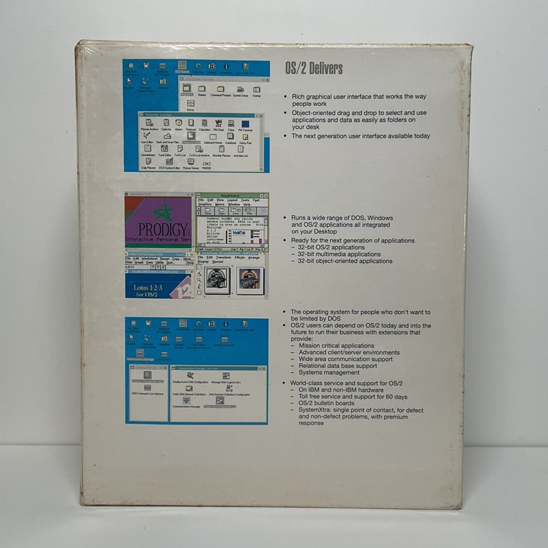 IBM OS/2 Version 2.00 5.25” Diskettes 10G6000 Factory Sealed NOS gallery