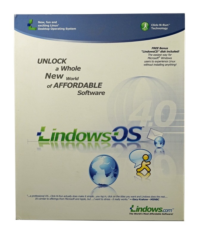 Lindows OS 4.0 - Classic Linux Windows Operating System Software 2003 gallery
