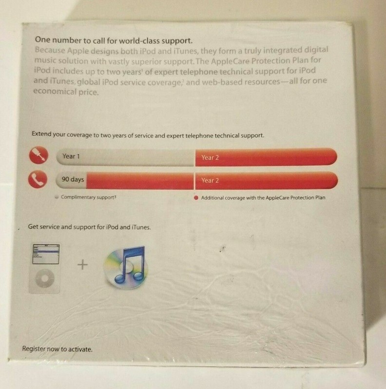 AppleCare Protection Plan for PC, Mac for iPod - new in plastic gallery