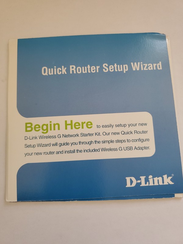 For D-Link Quick Router Setup Wizard Installation CD DWL-922 for Wireless G Net