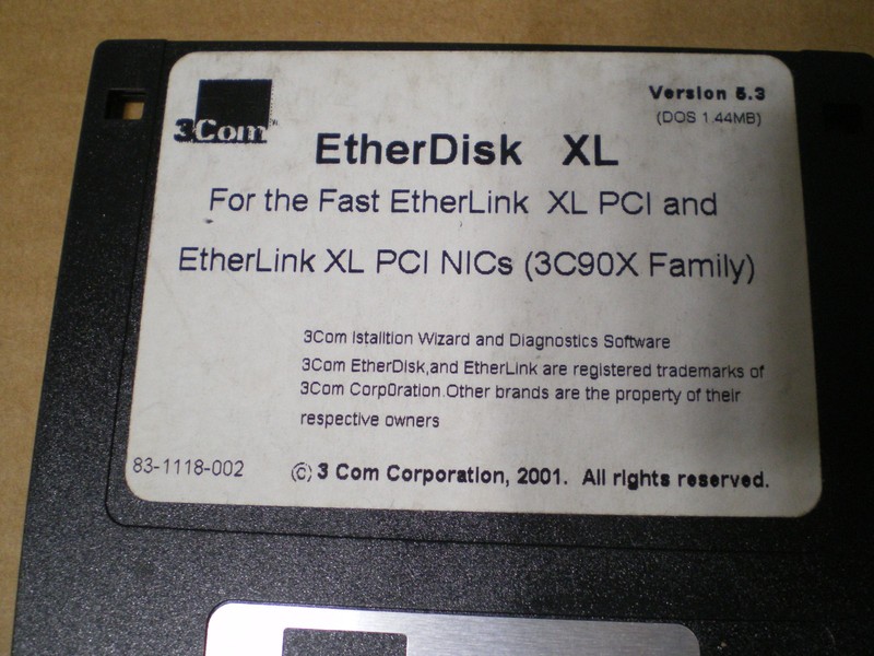 3Com DOS drivers for Fast EtherLink XL PCI & EtherLink XL PCI NICs 3C90x family gallery