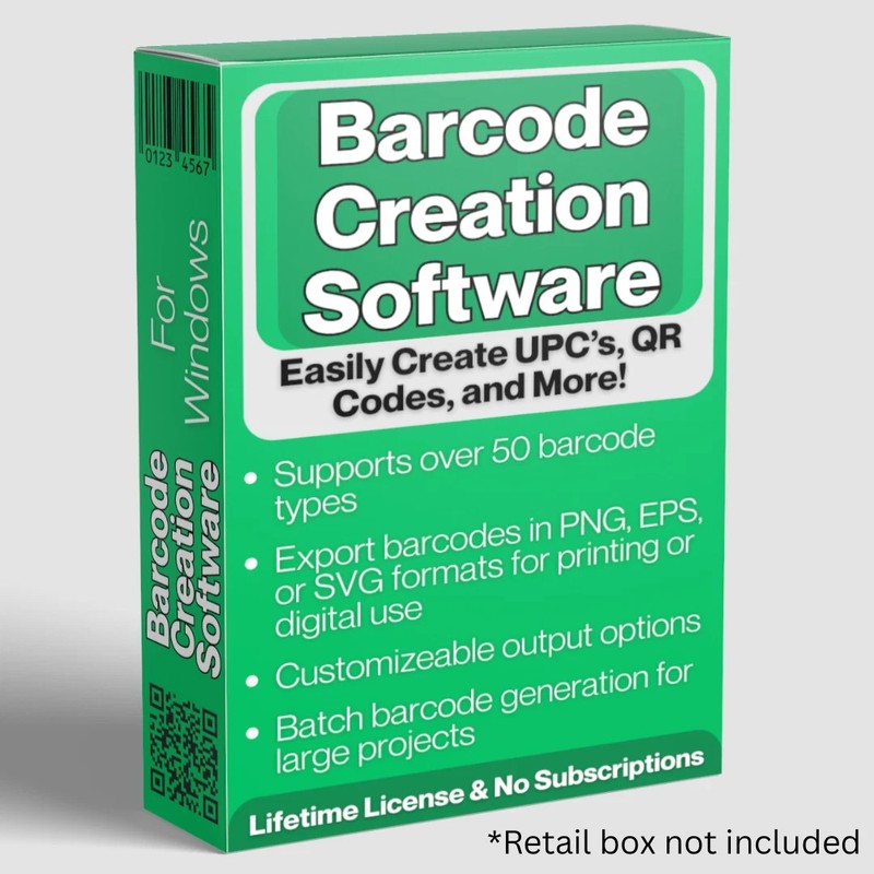 Barcode Generator Software 2026 – Create UPC, QR, 50+ Formats – For Windows PC